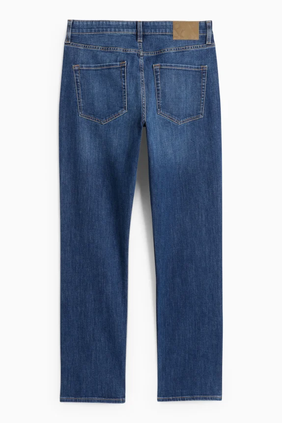 Straight jeans - LYCRA® blue denim