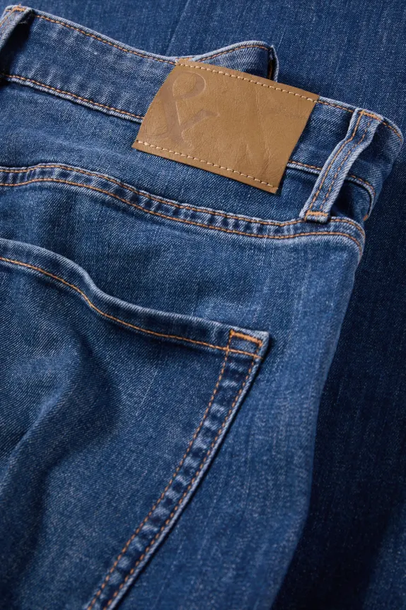 Straight jeans - LYCRA® blue denim