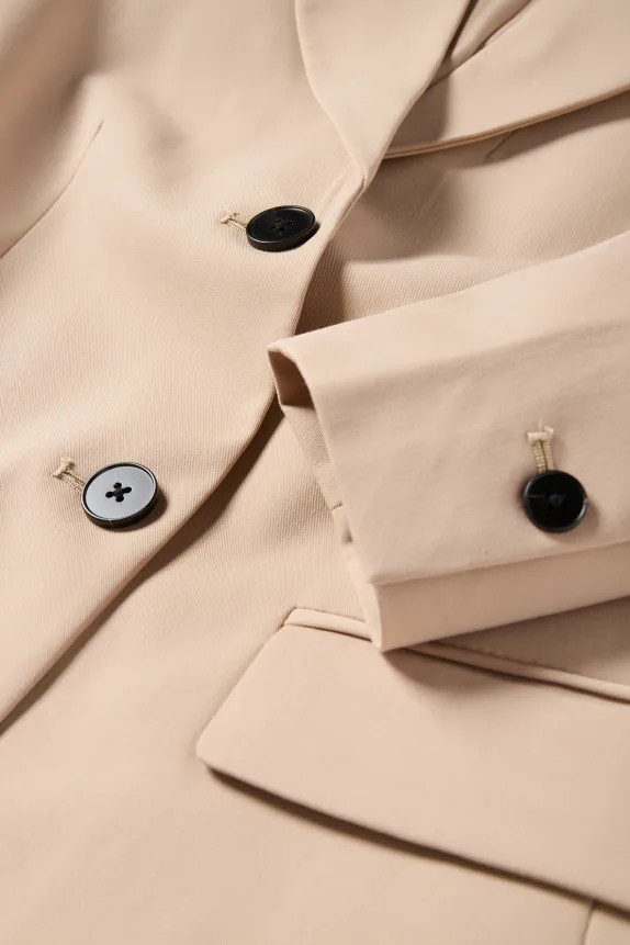 Business blazer - fitted beige