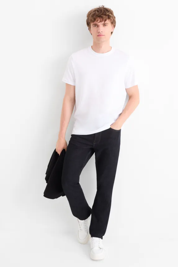 Straight jeans - LYCRA® denim-dark blue