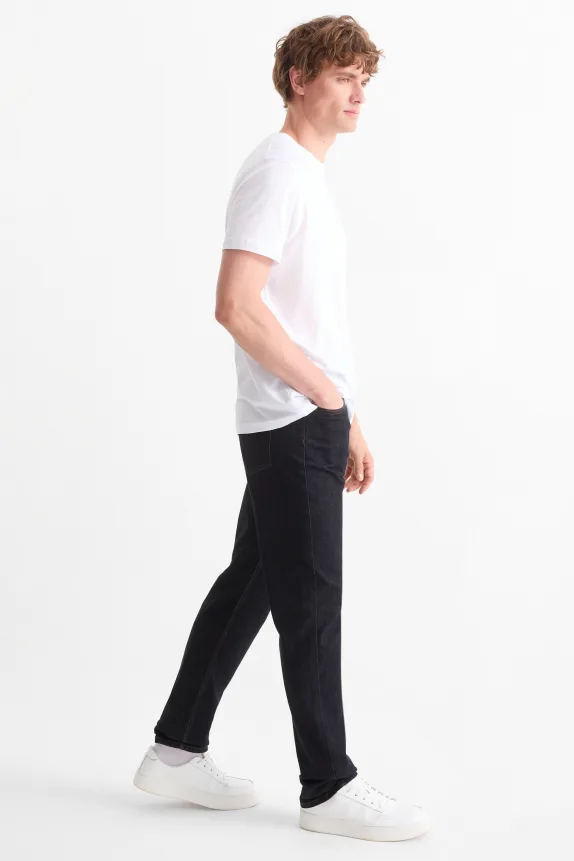 Straight jeans - LYCRA® denim-dark blue