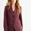 Business blazer - fitted bordeaux