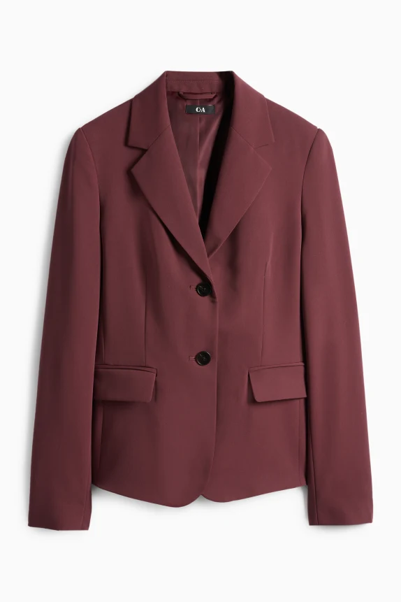 Business blazer - fitted bordeaux