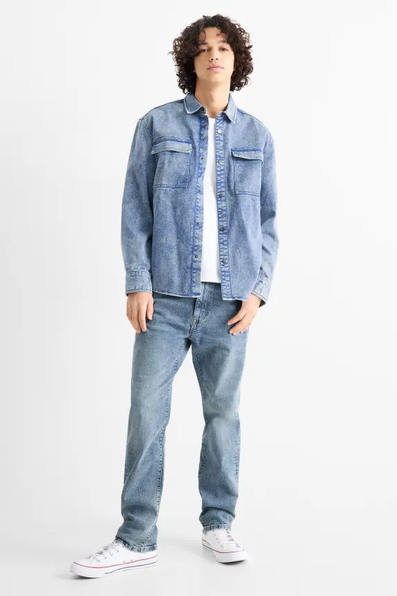 Straight jeans blue denim