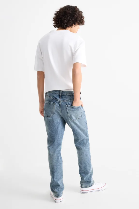Straight jeans blue denim