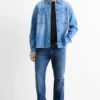 Straight jeans blue denim
