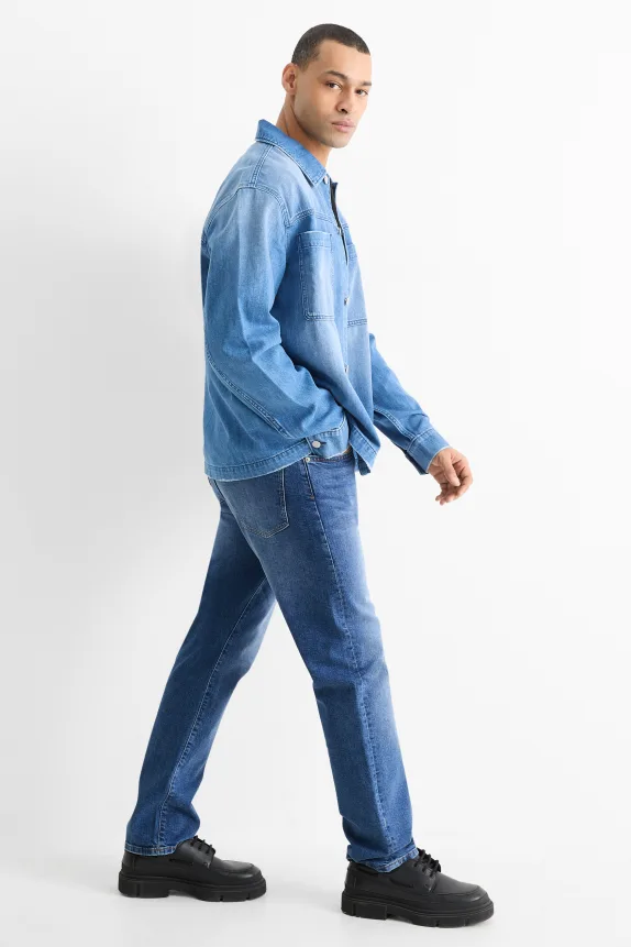 Straight jeans blue denim