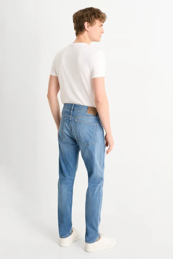 Slim tapered jeans denim-light blue