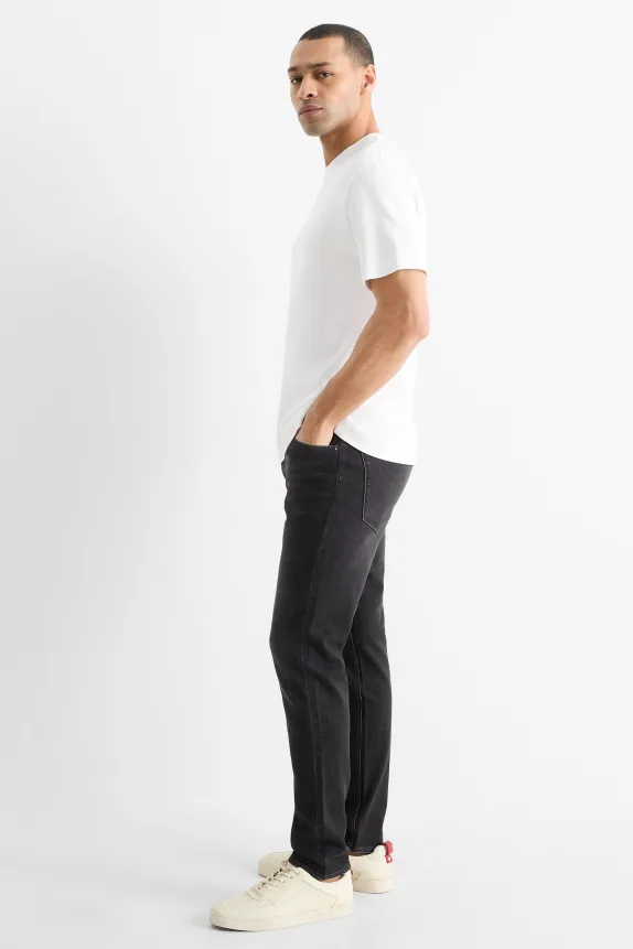 Slim tapered jeans denim-dark gray