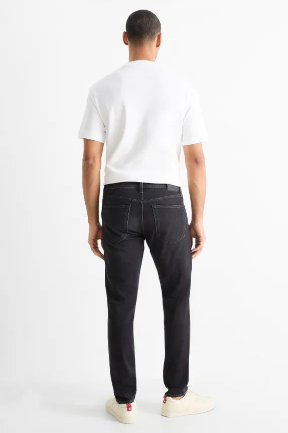 Slim tapered jeans denim-dark gray