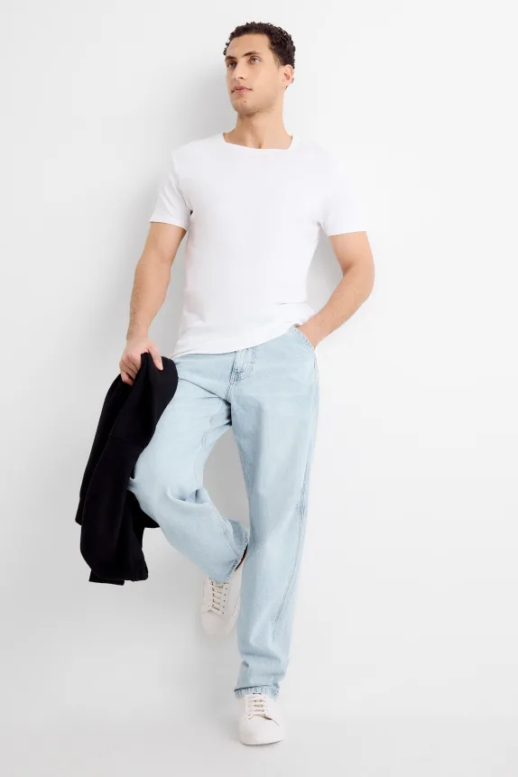 Relaxed jeans denim-light blue