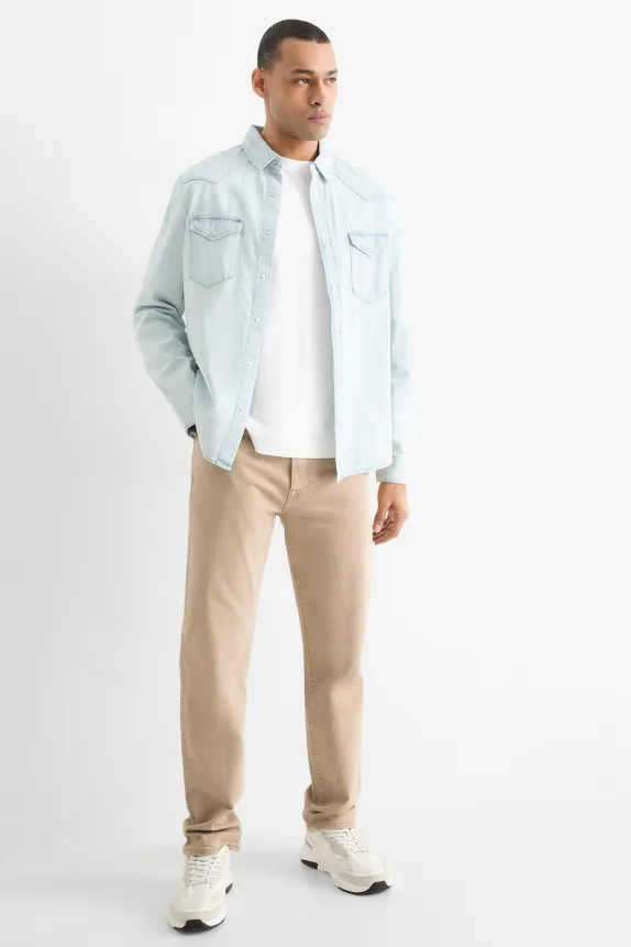 Regular jeans light beige