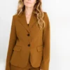 Business blazer - fitted khaki