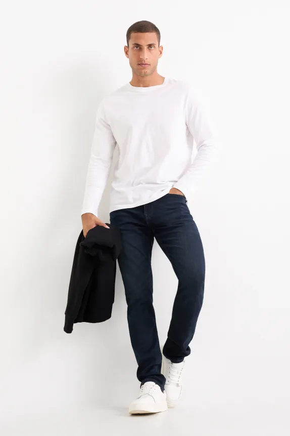 Slim jeans - Flex jog denim - LYCRA® denim-dark blue 1 Slim jeans - Flex jog denim - LYCRA® denim-dark blue