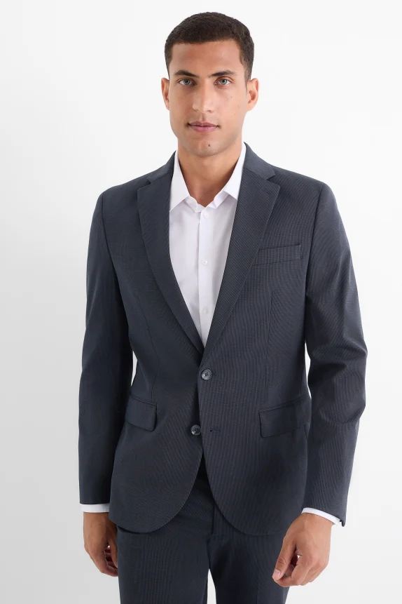Mix & match tailored jacket - slim fit - Flex - LYCRAÂ® - striped dark blue