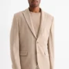 Tailored jacket - slim fit - Flex beige
