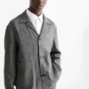 Mix & match tailored jacket - regular fit - stretch - textured gray