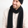 Cashmere scarf black