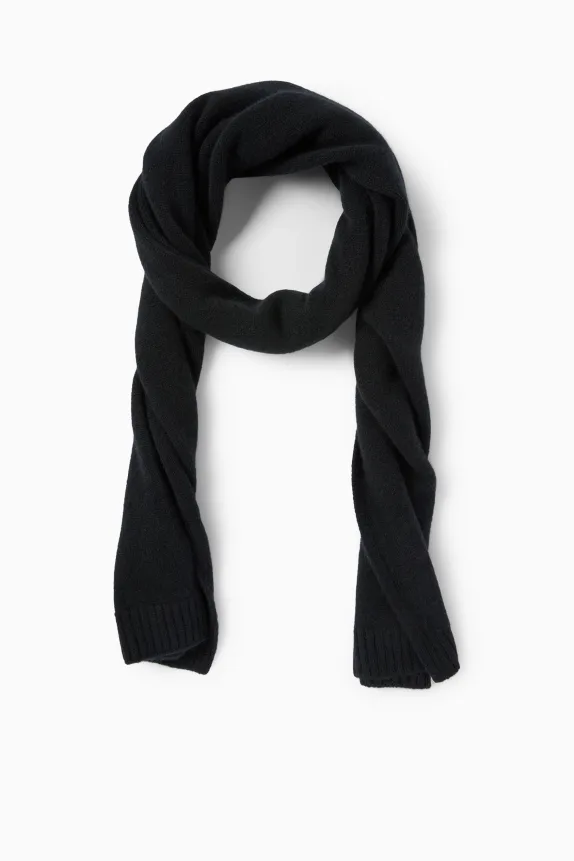 Cashmere scarf black
