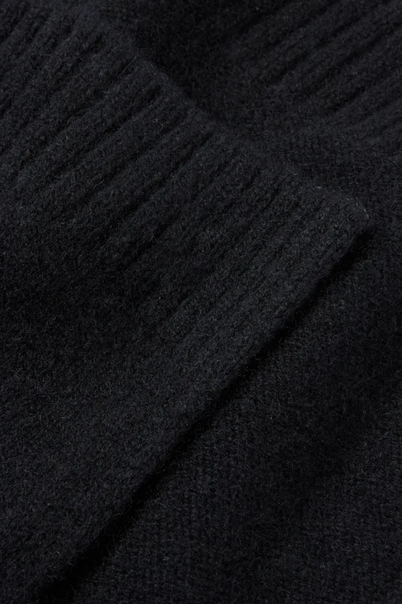 Cashmere scarf black