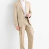 Mix & match suit trousers - regular fit - Flex beige