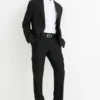 Mix & match suit trousers - regular fit - Flex black
